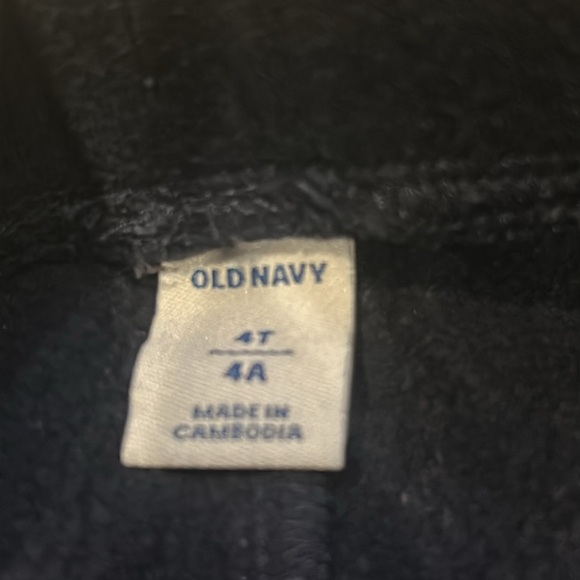 Carter’s Red Long-Sleeve Hooded Shirt & Old Navy Dark Blue Cargo Joggers Size 4T - Picture 10 of 11